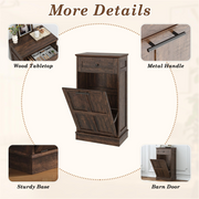13 Gallons Tilt-Out Trash Can Cabinet