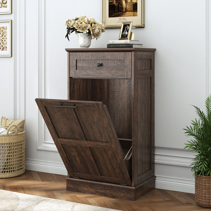 13 Gallons Tilt-Out Trash Can Cabinet