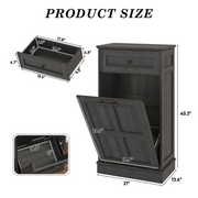 13 Gallons Tilt-Out Trash Can Cabinet
