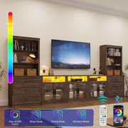 4-Piece TV Stand for TVs up to 100"