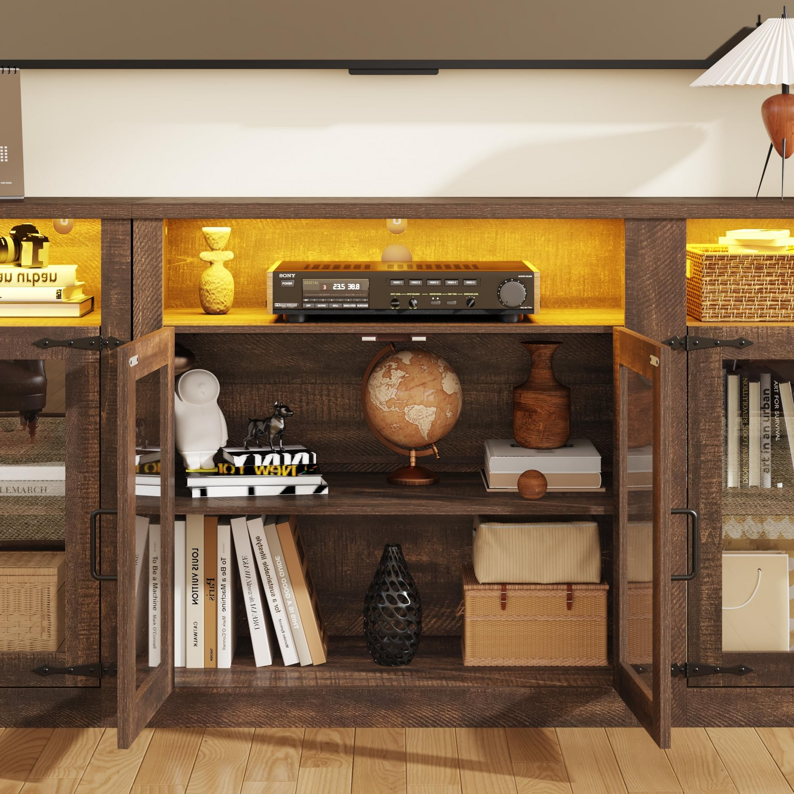 4-Piece TV Stand for TVs up to 100"