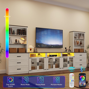 4-Piece TV Stand for TVs up to 100"