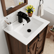 24 Inch Single Bathroom Vanity Cabinet with Sink