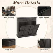 26 Gallons Dual Tilt-Out Trash Can Cabinet