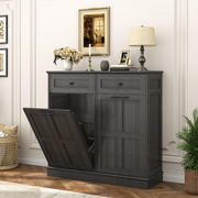 26 Gallons Dual Tilt-Out Trash Can Cabinet