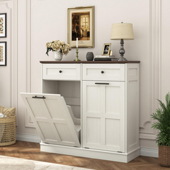 26 Gallons Dual Tilt-Out Trash Can Cabinet