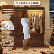 2 Doors Armoire Wardrobe Closet