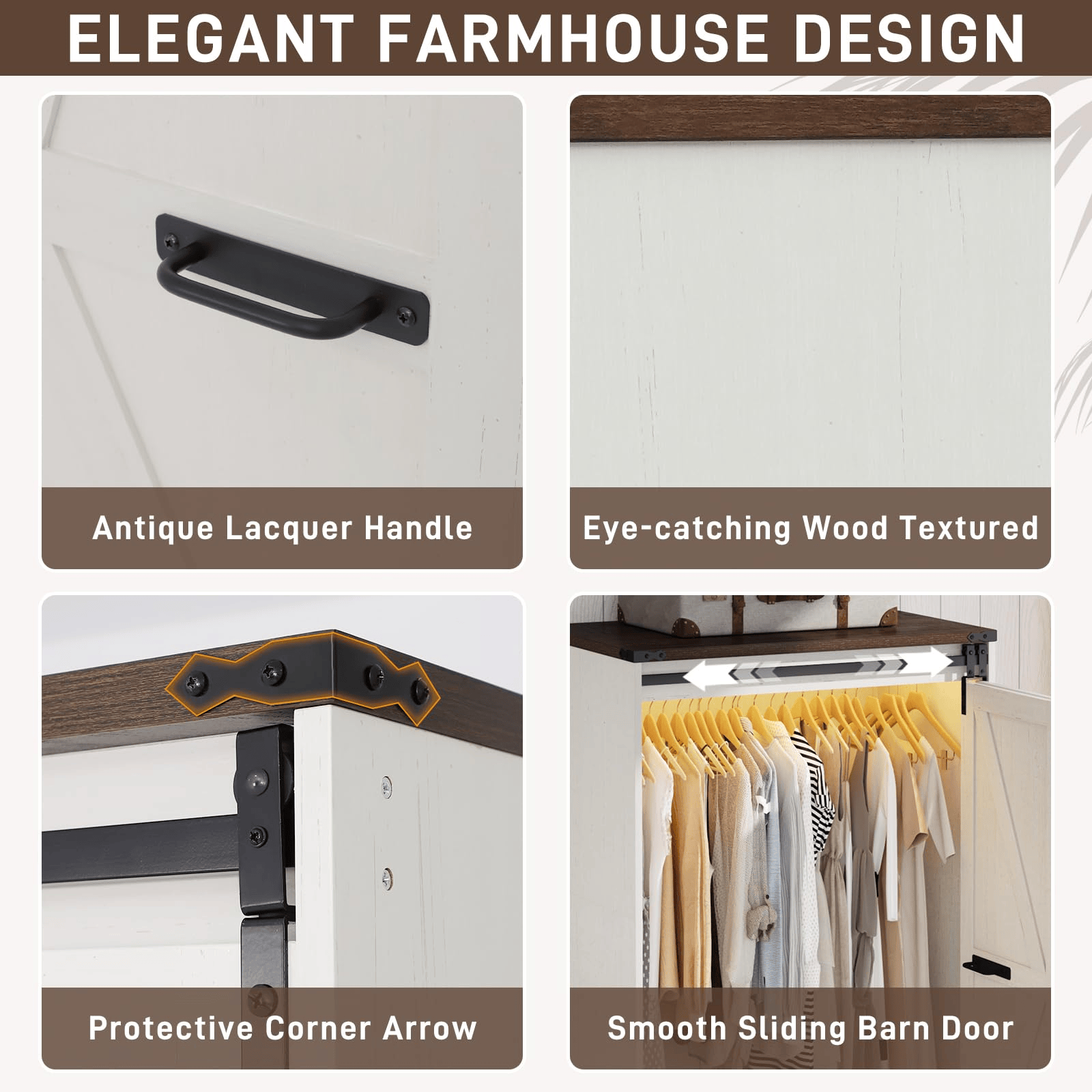 2 Doors Armoire Wardrobe Closet