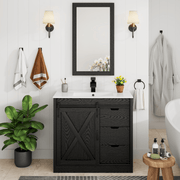 36 Inch Single Bathroom Vanity Cabinet with Sink