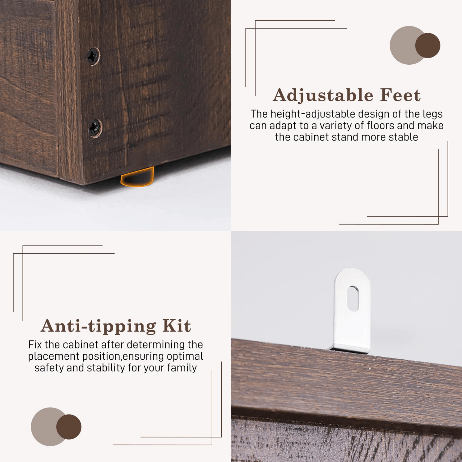 3 Doors Armoire Wardrobe Closet