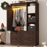 3 Doors Armoire Wardrobe Closet