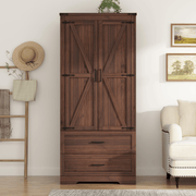 3 Doors Armoire Wardrobe Closet