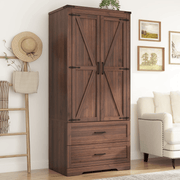 3 Doors Armoire Wardrobe Closet
