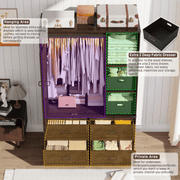 3 Doors Armoire Wardrobe Closet