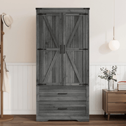 3 Doors Armoire Wardrobe Closet
