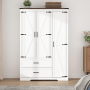 3 Doors Armoire Wardrobe Closet
