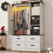 3 Doors Armoire Wardrobe Closet