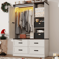 3 Doors Armoire Wardrobe Closet