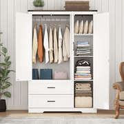 3 Doors Armoire Wardrobe Closet