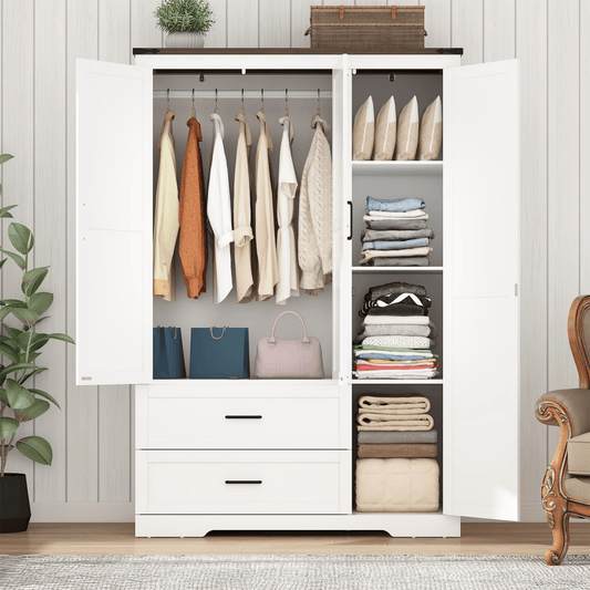 3 Doors Armoire Wardrobe Closet