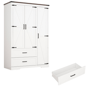 3 Doors Armoire Wardrobe Closet