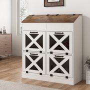 6 Gallons Wood Potato Onion Storage Bin