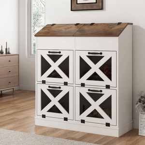 6 Gallons Wood Potato Onion Storage Bin