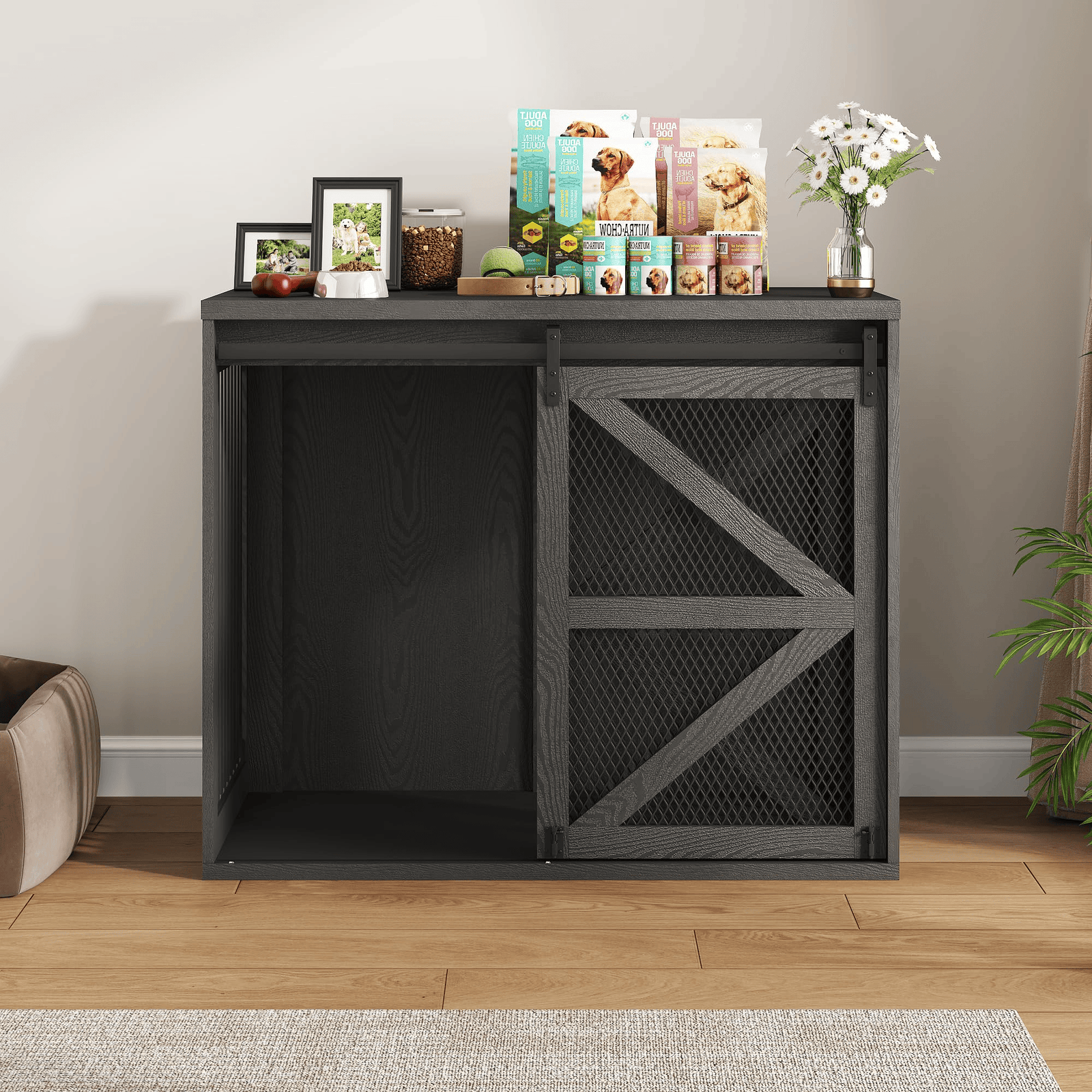 47" Dog Crate Furniture for Large Dogs