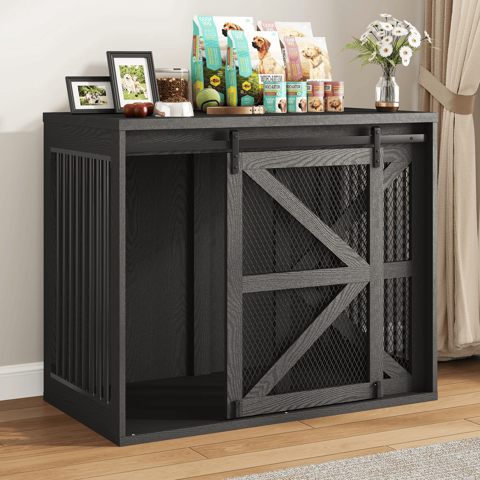47" Dog Crate Furniture for Large Dogs