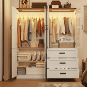 4 Doors Armoire Wardrobe Closet