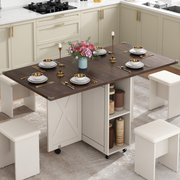 5 PCS Rectangle Folding Table Set for 4-6