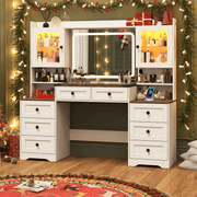 60" Makeup Vanity Desk with LED Mirror
