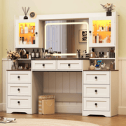 60" Makeup Vanity Desk with LED Mirror