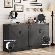 65 Inch Sideboard Buffet Cabinet with Storage
