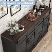65 Inch Sideboard Buffet Cabinet with Storage