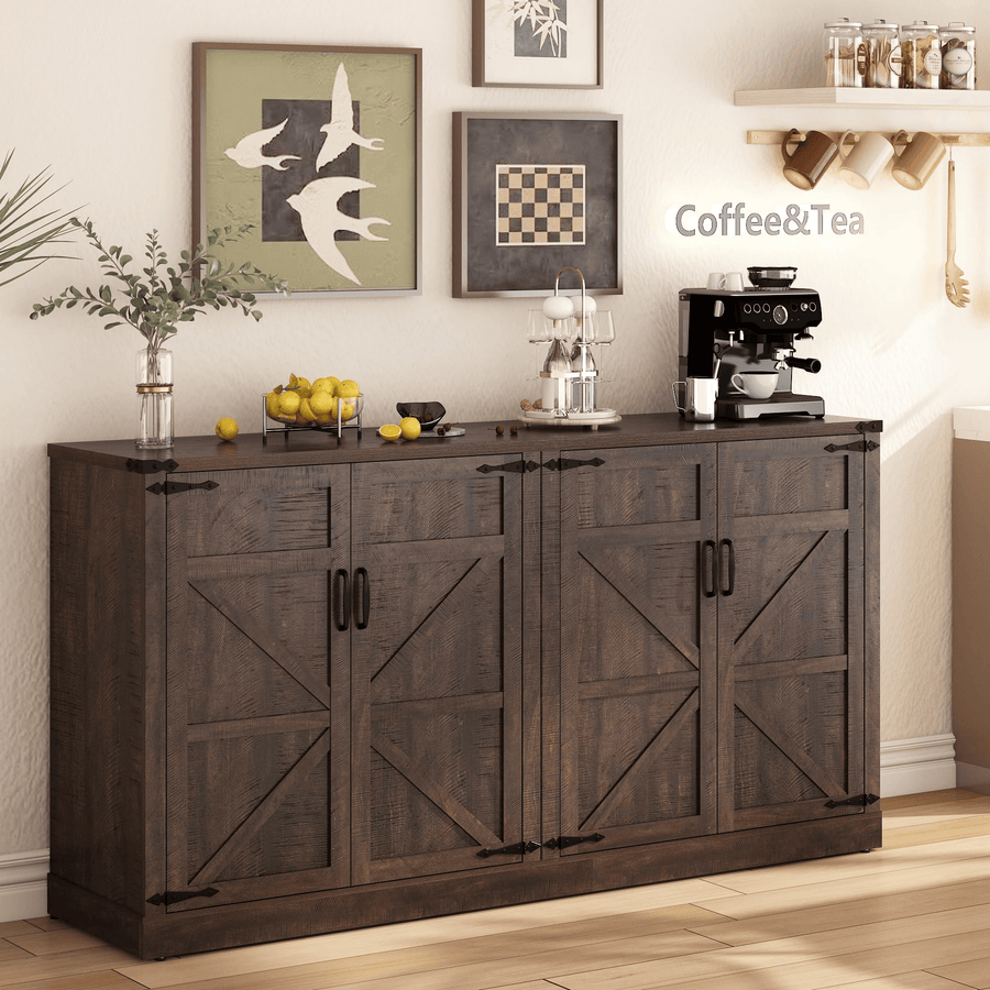 65 Inch Sideboard Buffet Cabinet with Storage