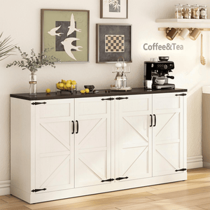 65 Inch Sideboard Buffet Cabinet with Storage