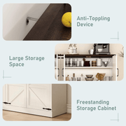 65 Inch Sideboard Buffet Cabinet with Storage