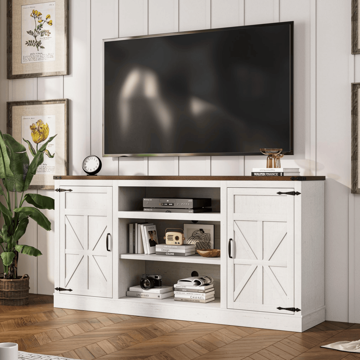 75" Coffee Bar with Charging Station