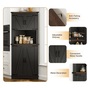 68” Tall Corner Storage Cabinet