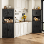 68” Tall Corner Storage Cabinet