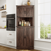 68” Tall Corner Storage Cabinet