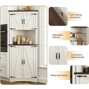 68” Tall Corner Storage Cabinet