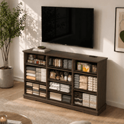 70inch Dresser with 10 Drawer Dresser & Charging Station