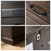 70inch Dresser with 10 Drawer Dresser & Charging Station