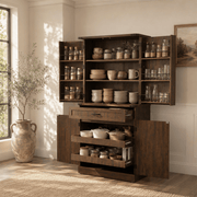 71" Tall Kitchen Pantry Storage Cabinet