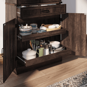 71" Tall Kitchen Pantry Storage Cabinet
