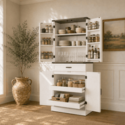 71" Tall Kitchen Pantry Storage Cabinet