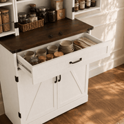 71" Tall Kitchen Pantry Storage Cabinet