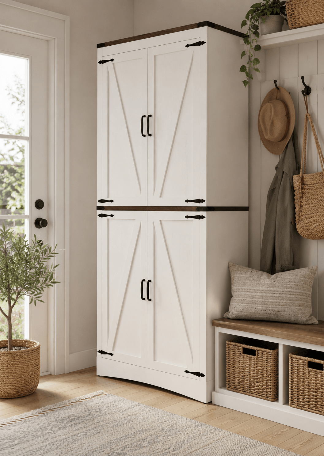 Mudroom Entryway Organizer